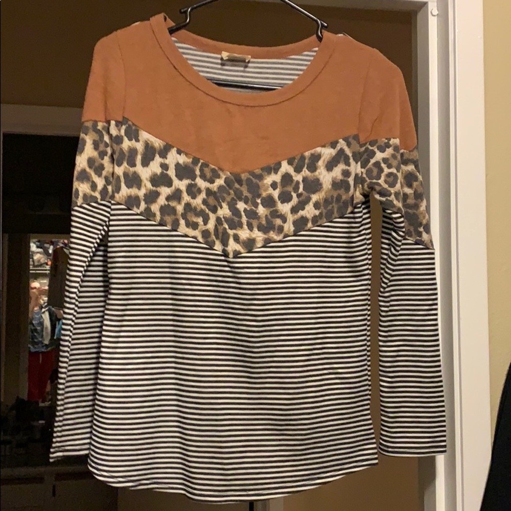 Tri color leopard and stripes